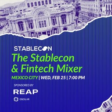 Cover Image for Roadshow to Stablecon: The Stablecon & Fintech Mixer presented by Reap