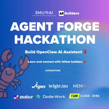 Cover Image for Agent Forge Hackathon: Build OpenClaw AI Assistant 🦞