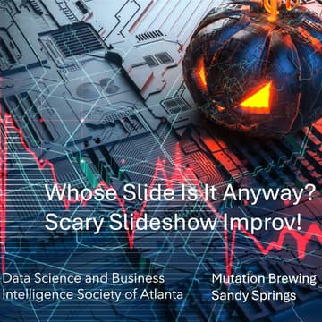 Cover Image for 🎃 Whose Slide Is It Anyway? 📊 Scary Slideshow Improv! 🍺