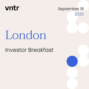 Cover Image for VNTR Investor Breakfast London