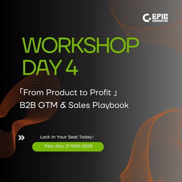 Cover Image for GTC 2026 | Workshop 04：B2B GTM & Sales Playbook