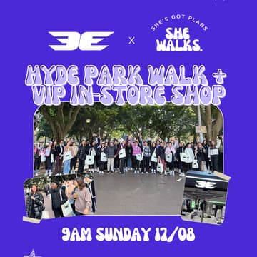 Cover Image for 17/08 - She Walk x Elite Eleven: Hyde Park + VIP In-Store Shop Experience