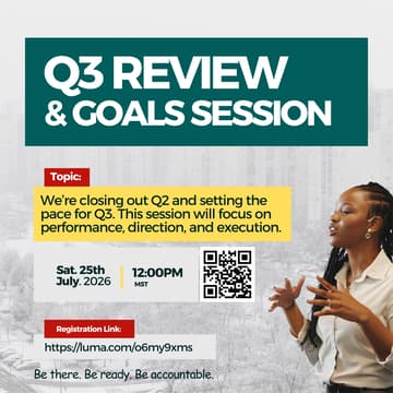 Cover Image for Q3 REVIEW & GOALS SESSION