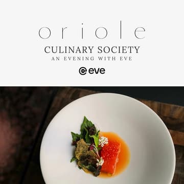 Cover Image for Culinary Society: An Evening at Oriole