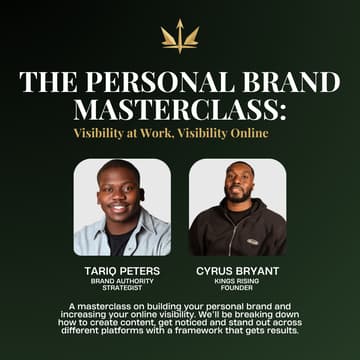 Cover Image for The Personal Brand Masterclass: Visibility at Work, Visibility Online