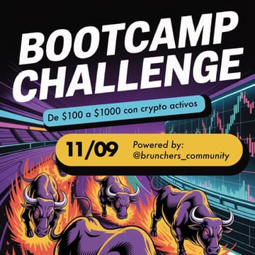 Cover Image for Bootcamp Challenge "De $100 a $1000 con crypto activos"