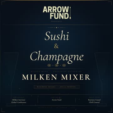 Cover Image for Sushi & Champagne | Arrow Fund x SVRN