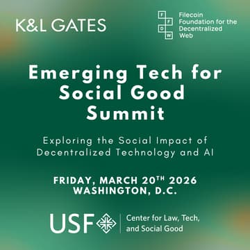 Cover Image for Emerging Tech for Social Good Summit
