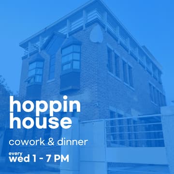 Cover Image for Community Dinner & Coworking @Hoppin House