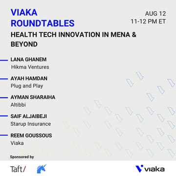 Cover Image for Health Tech Innovation in MENA & Beyond l Viaka Roundtables