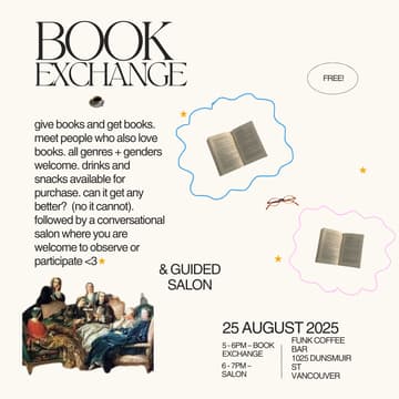 Cover Image for Vancouver Book Exchange Aug25