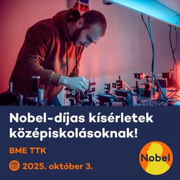 Cover Image for Nobel-díjas kísérletek 2025 - regisztráció az első péntek délutáni alkalomra (október 3.)