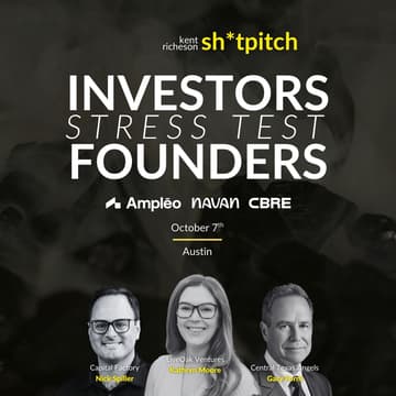 Cover Image for Investors Only – Where Investors Stress Test Founders (Austin, TX)