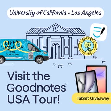 Cover Image for Don't Miss Out: Goodnotes at University of California - Los Angeles