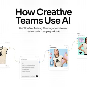 Cover Image for How Creative Teams Use AI — Live Workflow Training