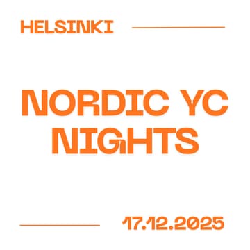 Cover Image for Nordic YC Nights [Helsinki] - AMA with YC Founders 🇫🇮