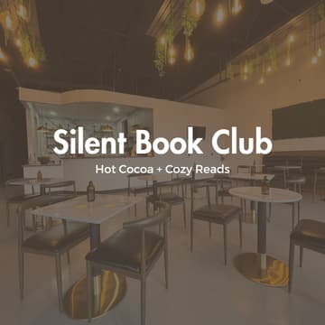 Cover Image for Silent Book Club @ BrewedUp (Hot Cocoa + Cozy Reads)