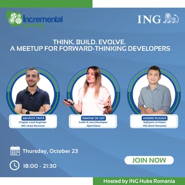 Cover Image for Think. Build. Evolve. A meetup for forward-thinking developers