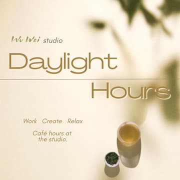 Cover Image for Daylight Hours: Focus // Co-Work // Flow