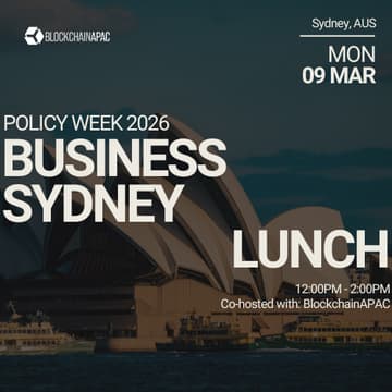 Cover Image for Business Sydney Lunch | Policy Week 2026