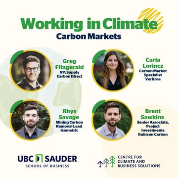 Cover Image for Working in Climate Series: Carbon Markets