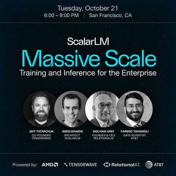 Cover Image for Massive Scale Training & Inference Panel + Networking