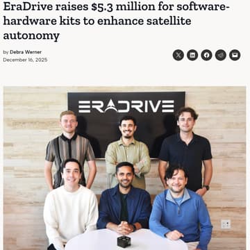 Cover Image for Launch Your Space Venture: Fireside chat with EraDrive + Space Mixer