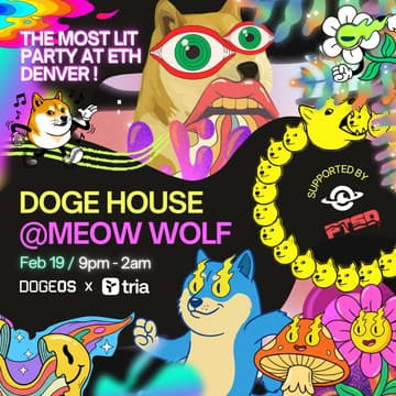 Cover Image for Doge House After Dark @ Meow Wolf - Presented by DogeOS x Tria