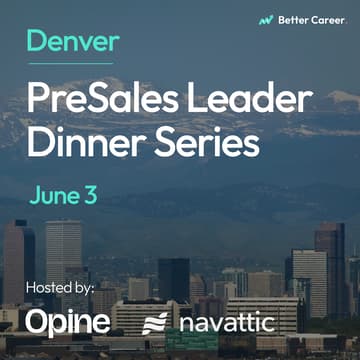 Cover Image for PreSales Leader Dinner Series [Denver]