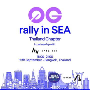 Cover Image for 0G rally in SEA - Thailand Chapter