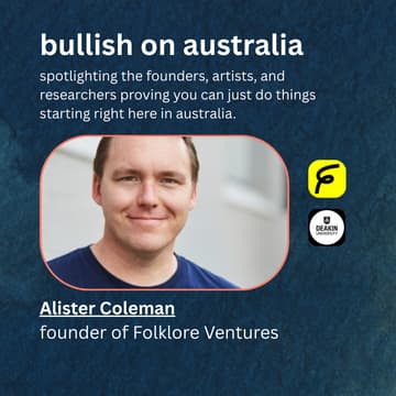 Cover Image for bullish on australia: founder of folklore ventures