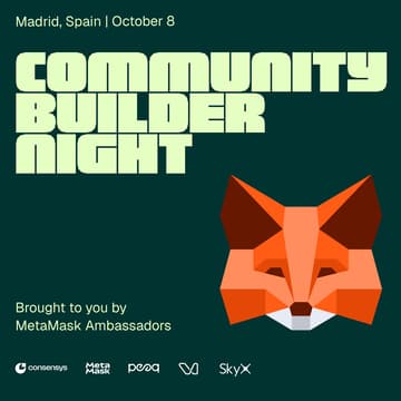 Cover Image for Community Builder Night Madrid 🇪🇸 - Spain Edition