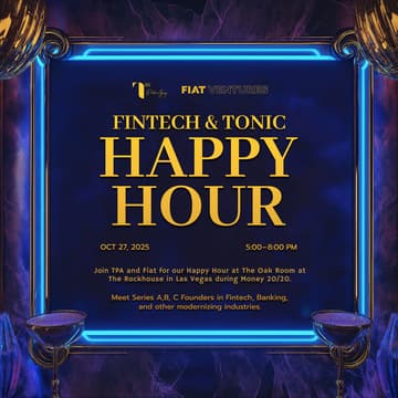 Cover Image for Fintech & Tonic Happy Hour