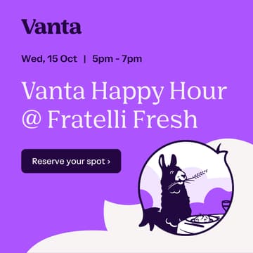 Cover Image for ​🍸 Vanta Happy Hour @ Fratelli Fresh