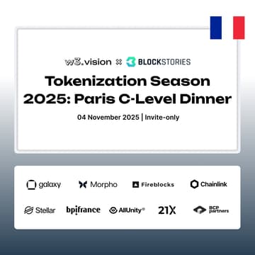 Cover Image for Tokenization Season 2025: Paris C-Level Dinner 🇫🇷 - Invite Only