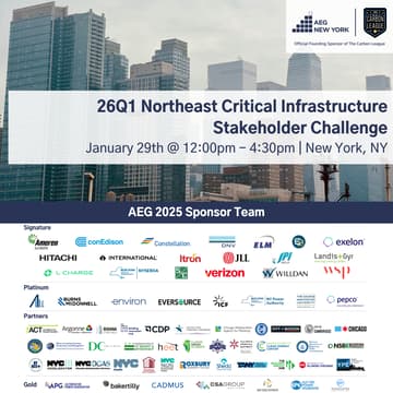 Cover Image for AEG Northeast 26Q1 Stakeholder Challenge: Critical Infrastructure