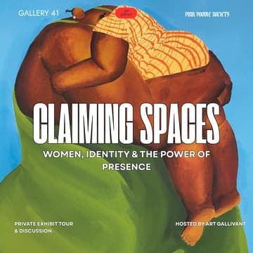 Cover Image for Brussels | Private Exhibition Tour, Wine & Discussion | Claiming Spaces: Women, Identity & the Power of Presence