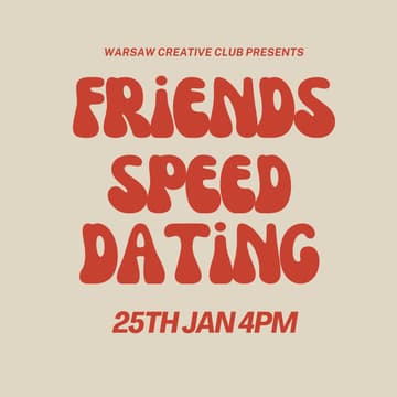 Cover Image for Warsaw Creative Club Friends Speed Dating