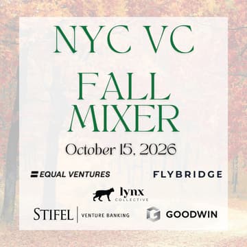 Cover Image for NYC VC Investors - Fall Mixer