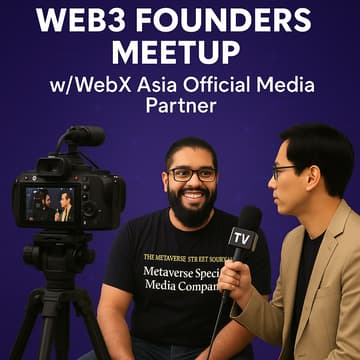 Cover Image for Web3 Founders Meetup w/ WebX Asia Official Media Partner
