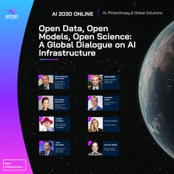 Cover Image for No. 61 AI 2030 ONLINE-Open Data, Open Models, Open Science: A Global Dialogue on AI Infrastructure
