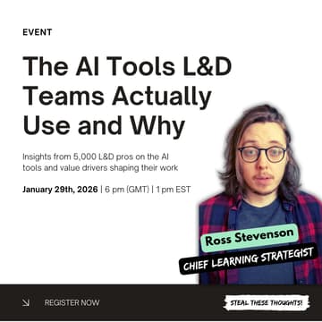 Cover Image for The AI Tools L&D Teams Actually Use and Why