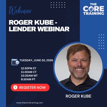 Cover Image for Roger Kube - Lender Webinar