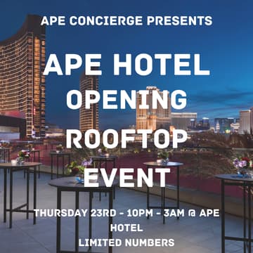 Cover Image for Ape Hotel Rooftop Event