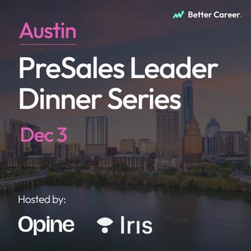 Cover Image for PreSales Leader Dinner Series [Austin]
