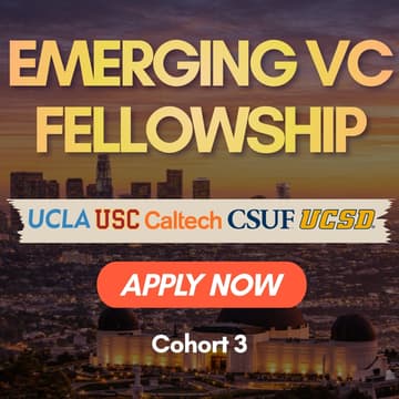 Cover Image for Apply to VC Fellowship (Spring 2026 term) due 1/29/26