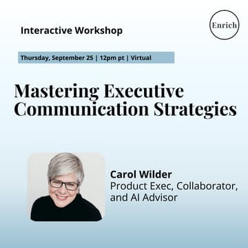Cover Image for Mastering Executive Communication Strategies with Carol Wilder