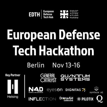 Cover Image for European Defense Tech Hackathon – Berlin