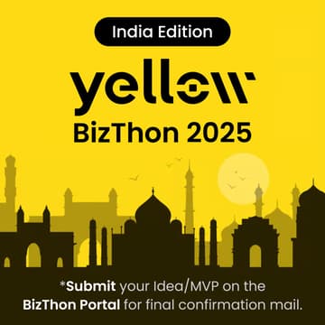 Cover Image for Yellow Network Hackathon – India Edition | Hosted by BizThon