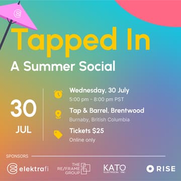 Cover Image for Tapped In: A Summer Social by ElektraFi & The ReFrame Group